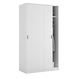 Habitdesign Armoire 2 Portes Coulissantes, 200x100x50