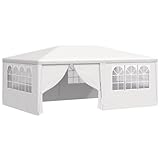 vidaXL Tente de réception et parois latérales 4x6 m