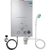 Chauffe-eau instantané portable à gaz 6 l 12 kW GPL