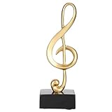 Statue de notes de musique, petite statue de bureau