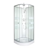 ONDÉE, Cabine de douche hydromassage AMELIA, 1/4 de