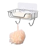 Uten Porte-savon sans perçage en acier inoxydable autocollant