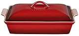 Le Creuset Faitout rectangulaire avec couvercle Heritage