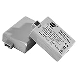 DSTE Lot de 2 batteries Li-ion LP-E5 compatibles avec