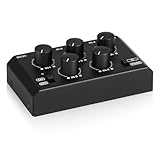 Mini mélangeur audio stéréo 4 canaux ultra faible bruit