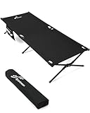 Sportneer Lit de camp pliable 199 x 73 cm - Lit de