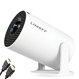 LIMOFF Mini vidéoprojecteur 4K Home Cinéma Mini projecteur