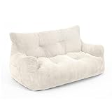 Pamapic Pouf Salon,Pouf Géant 2 Places Avec Éponge