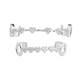 Grillz - Lot de 2 embouts de dents pour homme - Plaqué