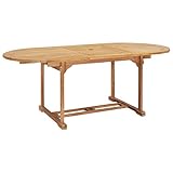 ZEYUAN Table à manger extensible 150 – 200 x 100 x