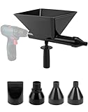 QWORK® Pistolet à coulis de mortier électrique en plastique
