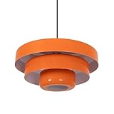 Lampe suspendue « Macarron » style Bauhaus. Abat-jour