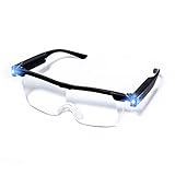 BIGFOX Lunettes de Lecture,Lunette Loupe 2 Lumières