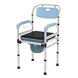 VANCHEMO Chaise de douche - Chaise percée réglable