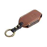 Coque de clé en cuir synthétique à 5 boutons pour KIA