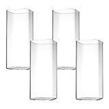 HENGBIRD Lot de 4 verres à eau transparents de 400