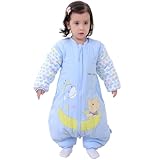 MIKAFEN Gigoteuse pour Bébé avec Pieds, Manches Amovibles