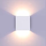 Glighone Applique Murale Intérieur, 10W Moderne Aluminium