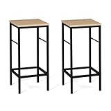 IDMarket - Lot de 2 tabourets de Bar Detroit Design