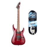 ESP LTD MH-200QM NT STBC Guitare électrique Noir cerise