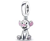 Breloque en forme de souris - En argent sterling 925