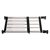 Hershii Étagère extensible en métal réglable pour placard,