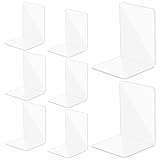 JIANTA Lot de 8 Serre-Livres en Acrylique Transparent