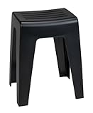 WENKO Tabouret de bain Kumba, en plastique, au design