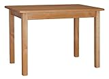 k koma Table de salle à manger en pin massif aspect