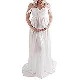 Loalirando Robe de Grossesse Shooting Photo en Mousseline