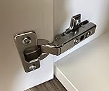 Lot de 4 charnières (neuves) avec fermeture automatique