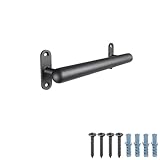 Dolibest Main courante en métal - 41 cm - Noir - Rampe