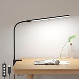 Lepro Lampe de bureau LED avec pince, lampe de table