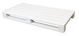 Palette en bois blanc shabby chic en bois 120 x 60