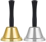 SAVITA 2 pièces Cloches à Main en Métal, Cloche d'appel