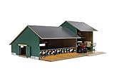 Kids Globe 610200 Toy Wooden Cow Hutch with Warehouse,