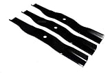Lot de 3 lames de tracteur tondeuse 43 cm pour ISEKI