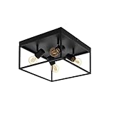 EGLO Luminaire plafonnier Silentina, 4 lampes, lustre