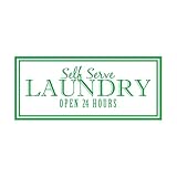 Stickers Laverie Laverie Libre Service Laverie 24 Heures