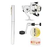 BLLBOO Ensemble de canne à pêche avec moulinet pour