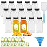 CoKeeSun 15 Pièces 250ml Bouteille Plastique, Petite