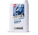 IPONE - Huile Moteur Scooter 4 Temps 10W40 Scoot 4