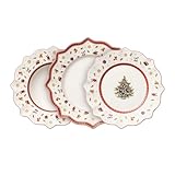 Villeroy & Boch Set des Assiettes, Blanc/Multicolore,
