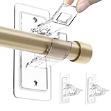 BelleVive Lot de 2 supports de tringle à rideaux –