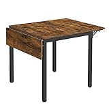 VASAGLE Table de Salle à Manger Pliable, Table de Cuisine