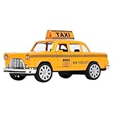 NYC Taxi en modèle Cab jaune, 1:32 en aluminium moulé
