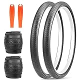 ZUKKA Lot de 2 pneus pliables de 24 pouces - 24 x 1,75