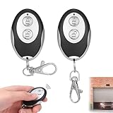 JIZZU Lot de 2 télécommandes universelles pour porte
