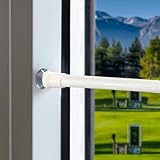 Lot de 2 tringles à rideaux à clipser - Extensible