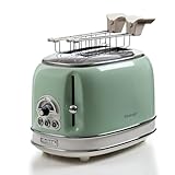 Ariete 155 Grille-pain Vintage 2 tranches 810W 3 fonctions